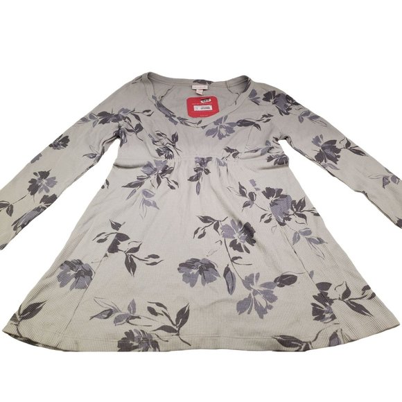 Isabel Maternity Womens Waffle Knit Top Maternity Shirt Maternity Clothes - Picture 8 of 8